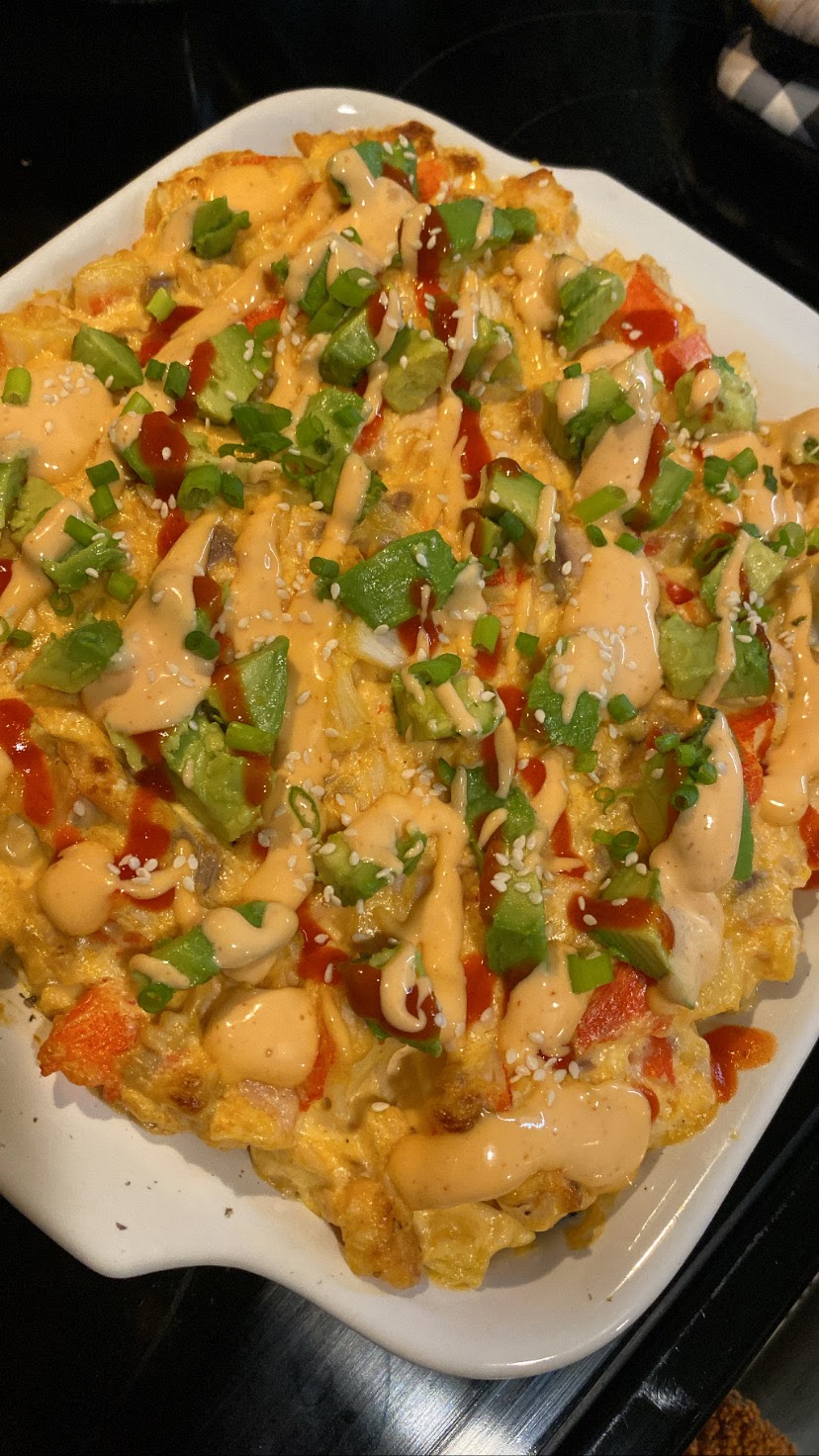 Salmon Sushi Bake